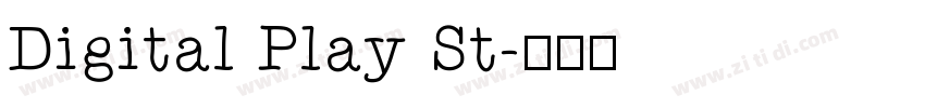 Digital Play St字体转换